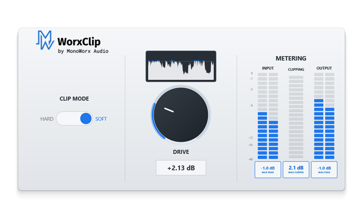 WorxClip Hardware GUI