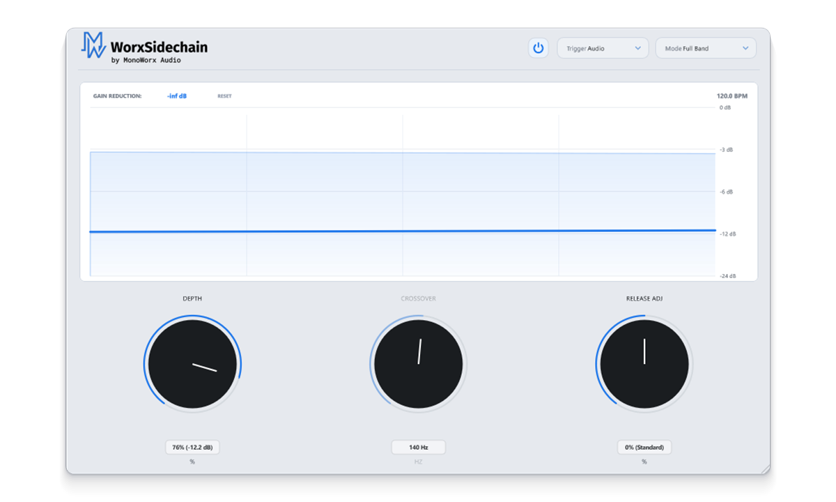 WorxSidechain Hardware GUI